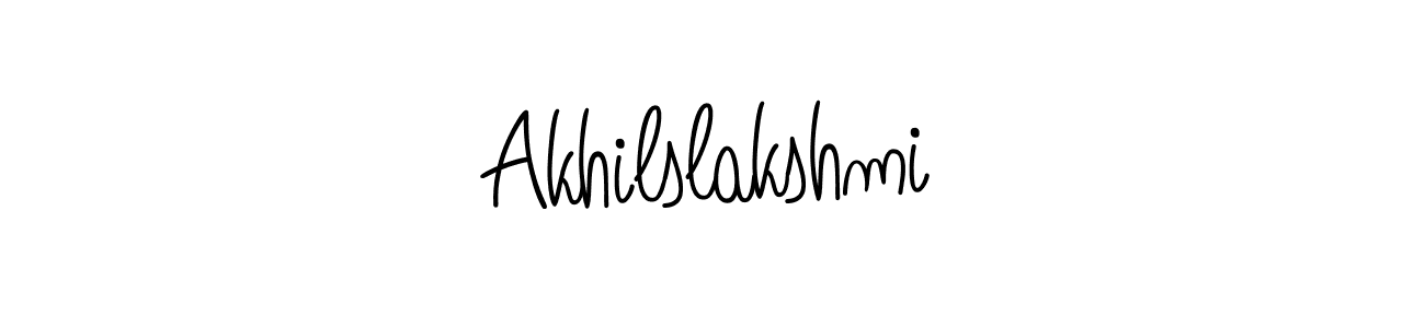 Also we have Akhilslakshmi name is the best signature style. Create professional handwritten signature collection using Angelique-Rose-font-FFP autograph style. Akhilslakshmi signature style 5 images and pictures png