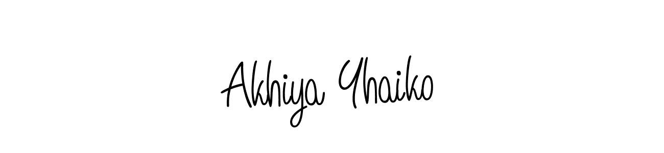 You can use this online signature creator to create a handwritten signature for the name Akhiya Yhaiko. This is the best online autograph maker. Akhiya Yhaiko signature style 5 images and pictures png