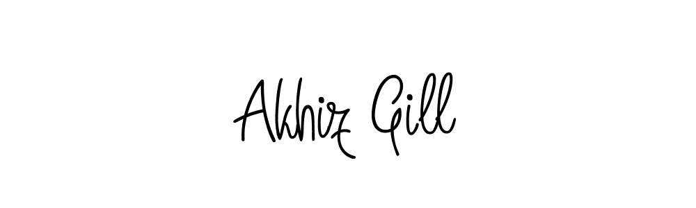 You can use this online signature creator to create a handwritten signature for the name Akhiz Gill. This is the best online autograph maker. Akhiz Gill signature style 5 images and pictures png