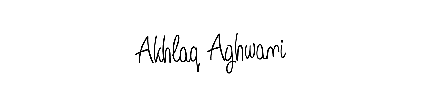 Create a beautiful signature design for name Akhlaq Aghwani. With this signature (Angelique-Rose-font-FFP) fonts, you can make a handwritten signature for free. Akhlaq Aghwani signature style 5 images and pictures png