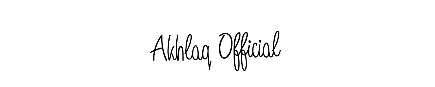 How to Draw Akhlaq Official signature style? Angelique-Rose-font-FFP is a latest design signature styles for name Akhlaq Official. Akhlaq Official signature style 5 images and pictures png