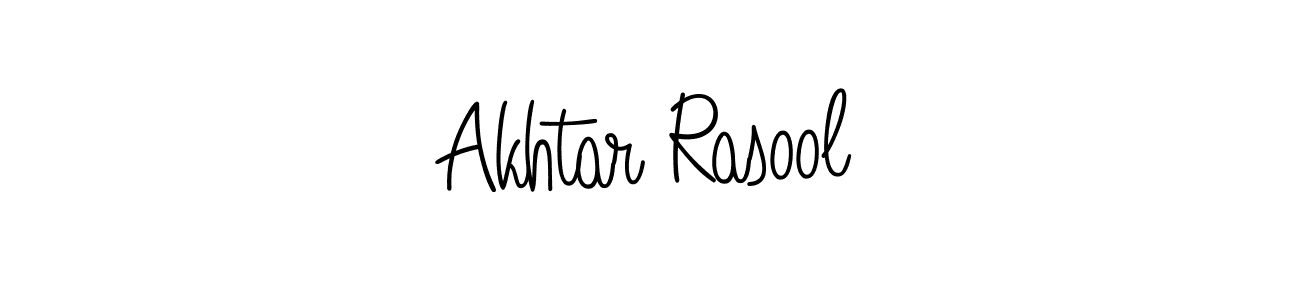 Design your own signature with our free online signature maker. With this signature software, you can create a handwritten (Angelique-Rose-font-FFP) signature for name Akhtar Rasool. Akhtar Rasool signature style 5 images and pictures png
