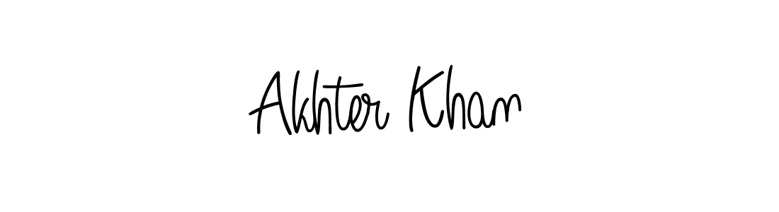 It looks lik you need a new signature style for name Akhter Khan. Design unique handwritten (Angelique-Rose-font-FFP) signature with our free signature maker in just a few clicks. Akhter Khan signature style 5 images and pictures png