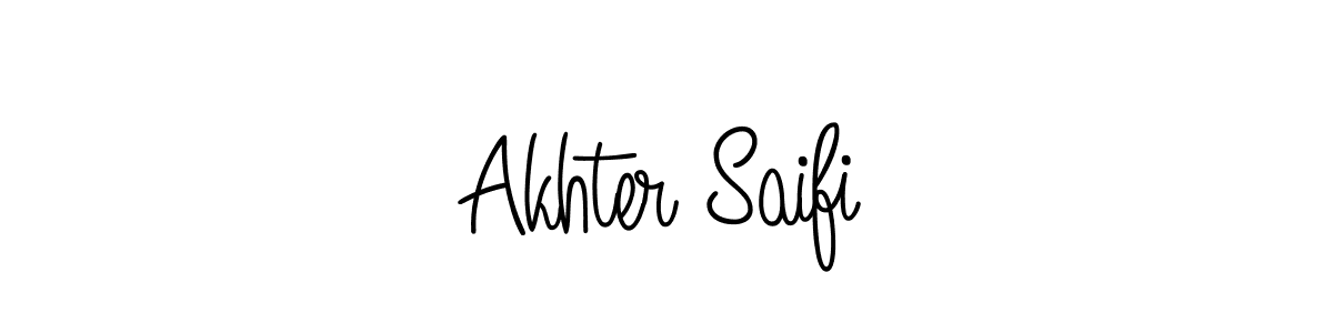 You can use this online signature creator to create a handwritten signature for the name Akhter Saifi. This is the best online autograph maker. Akhter Saifi signature style 5 images and pictures png