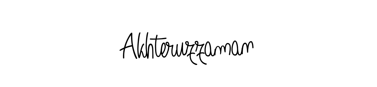 Also we have Akhteruzzaman name is the best signature style. Create professional handwritten signature collection using Angelique-Rose-font-FFP autograph style. Akhteruzzaman signature style 5 images and pictures png