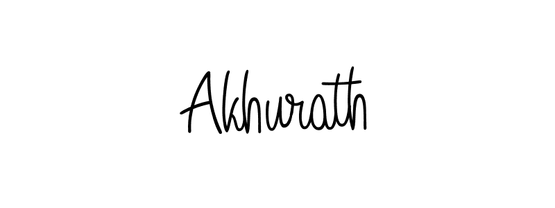 Akhurath stylish signature style. Best Handwritten Sign (Angelique-Rose-font-FFP) for my name. Handwritten Signature Collection Ideas for my name Akhurath. Akhurath signature style 5 images and pictures png