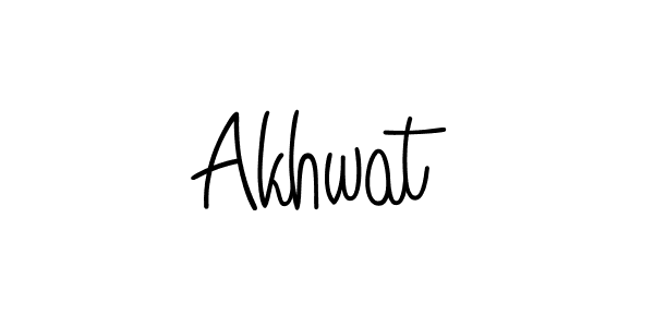 Design your own signature with our free online signature maker. With this signature software, you can create a handwritten (Angelique-Rose-font-FFP) signature for name Akhwat. Akhwat signature style 5 images and pictures png