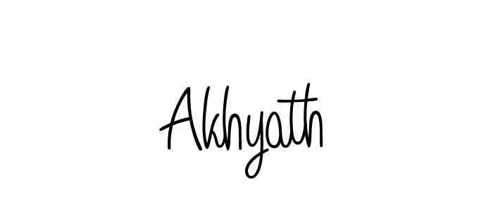 Akhyath stylish signature style. Best Handwritten Sign (Angelique-Rose-font-FFP) for my name. Handwritten Signature Collection Ideas for my name Akhyath. Akhyath signature style 5 images and pictures png