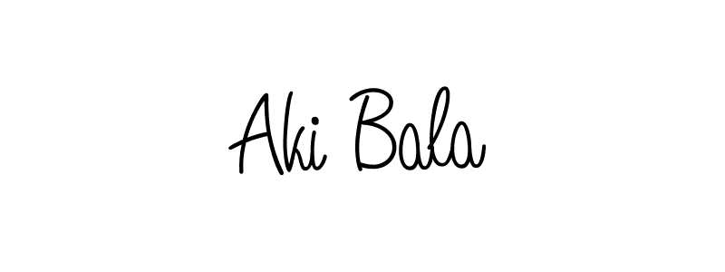 It looks lik you need a new signature style for name Aki Bala. Design unique handwritten (Angelique-Rose-font-FFP) signature with our free signature maker in just a few clicks. Aki Bala signature style 5 images and pictures png