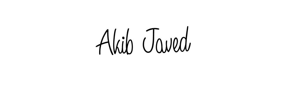 Design your own signature with our free online signature maker. With this signature software, you can create a handwritten (Angelique-Rose-font-FFP) signature for name Akib Javed. Akib Javed signature style 5 images and pictures png