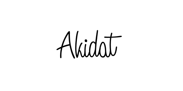 Make a beautiful signature design for name Akidat. Use this online signature maker to create a handwritten signature for free. Akidat signature style 5 images and pictures png