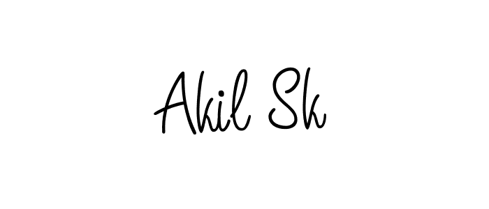 Also You can easily find your signature by using the search form. We will create Akil Sk name handwritten signature images for you free of cost using Angelique-Rose-font-FFP sign style. Akil Sk signature style 5 images and pictures png