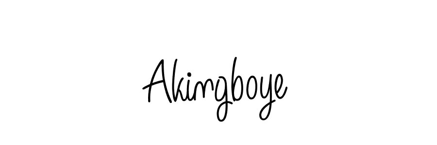 How to make Akingboye signature? Angelique-Rose-font-FFP is a professional autograph style. Create handwritten signature for Akingboye name. Akingboye signature style 5 images and pictures png