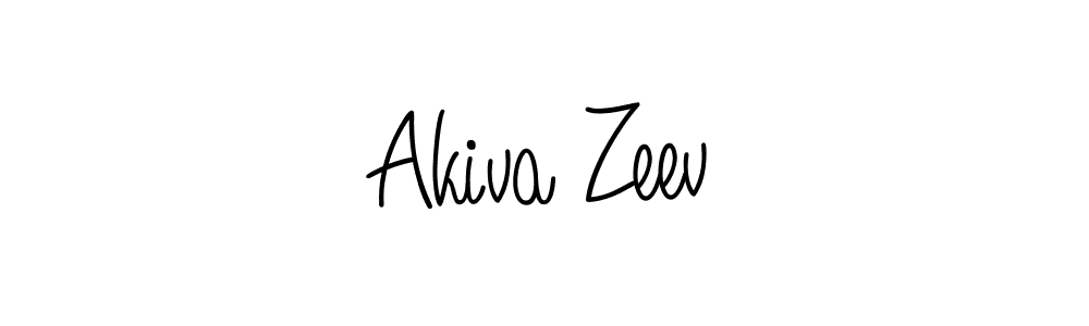 Create a beautiful signature design for name Akiva Zeev. With this signature (Angelique-Rose-font-FFP) fonts, you can make a handwritten signature for free. Akiva Zeev signature style 5 images and pictures png