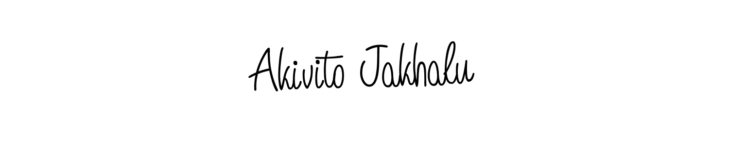 Also You can easily find your signature by using the search form. We will create Akivito Jakhalu name handwritten signature images for you free of cost using Angelique-Rose-font-FFP sign style. Akivito Jakhalu signature style 5 images and pictures png