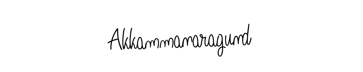 The best way (Angelique-Rose-font-FFP) to make a short signature is to pick only two or three words in your name. The name Akkammanaragund include a total of six letters. For converting this name. Akkammanaragund signature style 5 images and pictures png