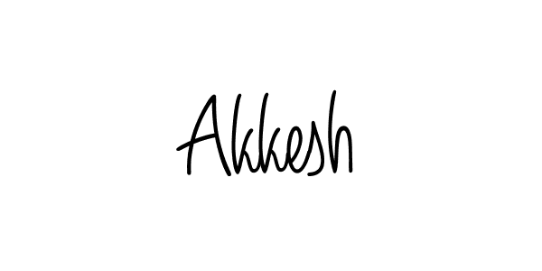 if you are searching for the best signature style for your name Akkesh. so please give up your signature search. here we have designed multiple signature styles  using Angelique-Rose-font-FFP. Akkesh signature style 5 images and pictures png