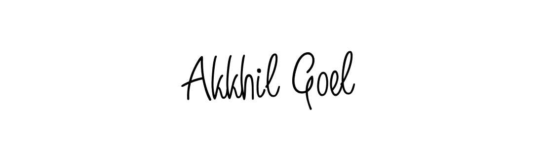 How to make Akkhil Goel signature? Angelique-Rose-font-FFP is a professional autograph style. Create handwritten signature for Akkhil Goel name. Akkhil Goel signature style 5 images and pictures png