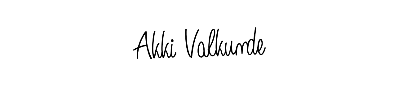 How to make Akki Valkunde signature? Angelique-Rose-font-FFP is a professional autograph style. Create handwritten signature for Akki Valkunde name. Akki Valkunde signature style 5 images and pictures png