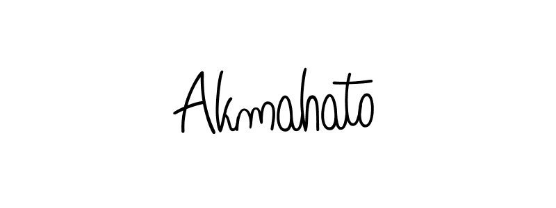 Make a short Akmahato signature style. Manage your documents anywhere anytime using Angelique-Rose-font-FFP. Create and add eSignatures, submit forms, share and send files easily. Akmahato signature style 5 images and pictures png