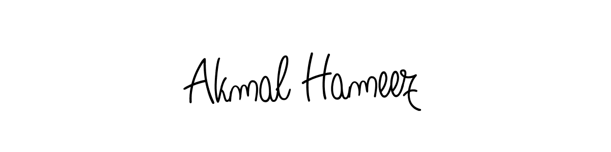 Create a beautiful signature design for name Akmal Hameez. With this signature (Angelique-Rose-font-FFP) fonts, you can make a handwritten signature for free. Akmal Hameez signature style 5 images and pictures png