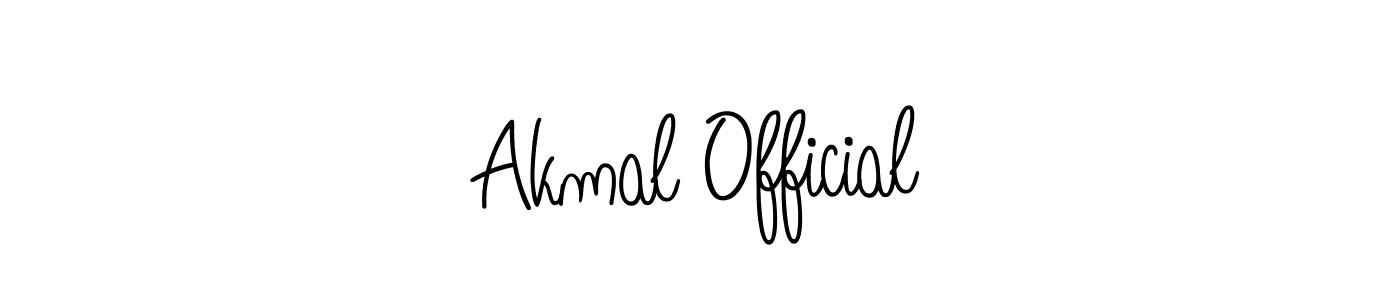 Make a beautiful signature design for name Akmal Official. Use this online signature maker to create a handwritten signature for free. Akmal Official signature style 5 images and pictures png