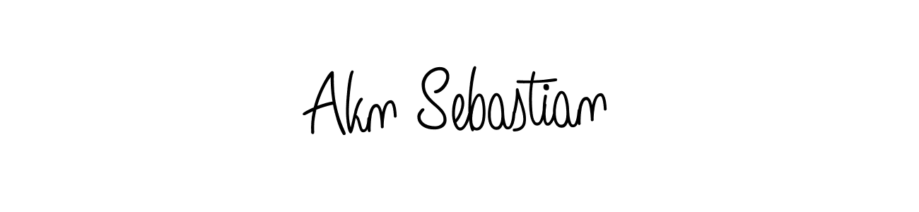 Angelique-Rose-font-FFP is a professional signature style that is perfect for those who want to add a touch of class to their signature. It is also a great choice for those who want to make their signature more unique. Get Akn Sebastian name to fancy signature for free. Akn Sebastian signature style 5 images and pictures png