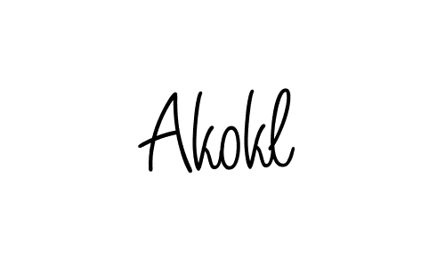Make a beautiful signature design for name Akokl. Use this online signature maker to create a handwritten signature for free. Akokl signature style 5 images and pictures png
