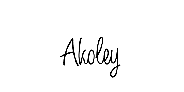 Here are the top 10 professional signature styles for the name Akoley. These are the best autograph styles you can use for your name. Akoley signature style 5 images and pictures png