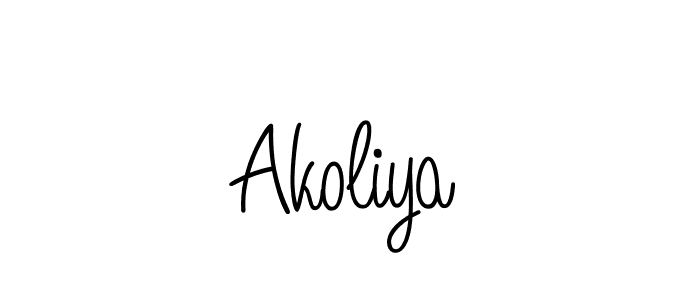 Make a beautiful signature design for name Akoliya. Use this online signature maker to create a handwritten signature for free. Akoliya signature style 5 images and pictures png