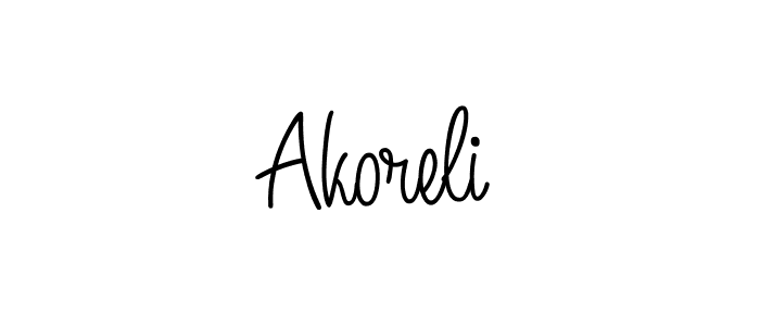 Make a short Akoreli signature style. Manage your documents anywhere anytime using Angelique-Rose-font-FFP. Create and add eSignatures, submit forms, share and send files easily. Akoreli signature style 5 images and pictures png