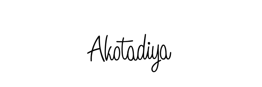 Make a short Akotadiya signature style. Manage your documents anywhere anytime using Angelique-Rose-font-FFP. Create and add eSignatures, submit forms, share and send files easily. Akotadiya signature style 5 images and pictures png