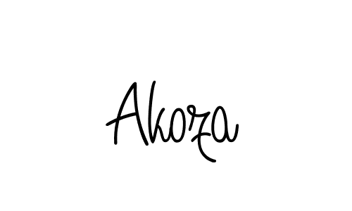 Similarly Angelique-Rose-font-FFP is the best handwritten signature design. Signature creator online .You can use it as an online autograph creator for name Akoza. Akoza signature style 5 images and pictures png