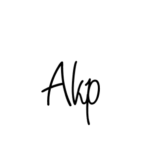 Use a signature maker to create a handwritten signature online. With this signature software, you can design (Angelique-Rose-font-FFP) your own signature for name Akp. Akp signature style 5 images and pictures png
