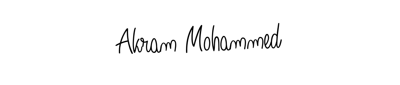 Best and Professional Signature Style for Akram Mohammed. Angelique-Rose-font-FFP Best Signature Style Collection. Akram Mohammed signature style 5 images and pictures png