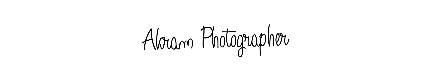 Once you've used our free online signature maker to create your best signature Angelique-Rose-font-FFP style, it's time to enjoy all of the benefits that Akram Photographer name signing documents. Akram Photographer signature style 5 images and pictures png