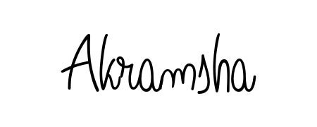 Try this chic Akramsha handwritten sign style. Using Angelique-Rose-font-FFP font elements, it gives your name a sleek, memorable identity. Akramsha signature style 5 images and pictures png