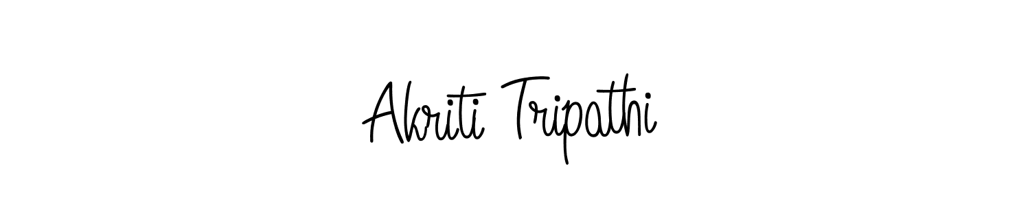 Create a beautiful signature design for name Akriti Tripathi. With this signature (Angelique-Rose-font-FFP) fonts, you can make a handwritten signature for free. Akriti Tripathi signature style 5 images and pictures png