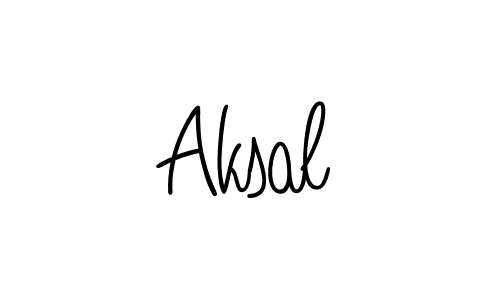 Aksal stylish signature style. Best Handwritten Sign (Angelique-Rose-font-FFP) for my name. Handwritten Signature Collection Ideas for my name Aksal. Aksal signature style 5 images and pictures png