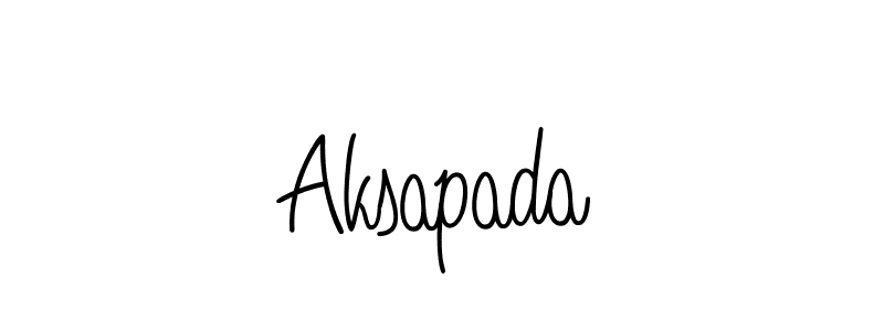 How to make Aksapada signature? Angelique-Rose-font-FFP is a professional autograph style. Create handwritten signature for Aksapada name. Aksapada signature style 5 images and pictures png