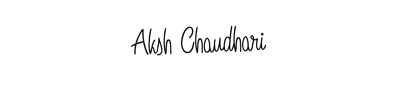 Make a beautiful signature design for name Aksh Chaudhari. Use this online signature maker to create a handwritten signature for free. Aksh Chaudhari signature style 5 images and pictures png