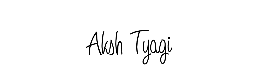 Check out images of Autograph of Aksh Tyagi name. Actor Aksh Tyagi Signature Style. Angelique-Rose-font-FFP is a professional sign style online. Aksh Tyagi signature style 5 images and pictures png