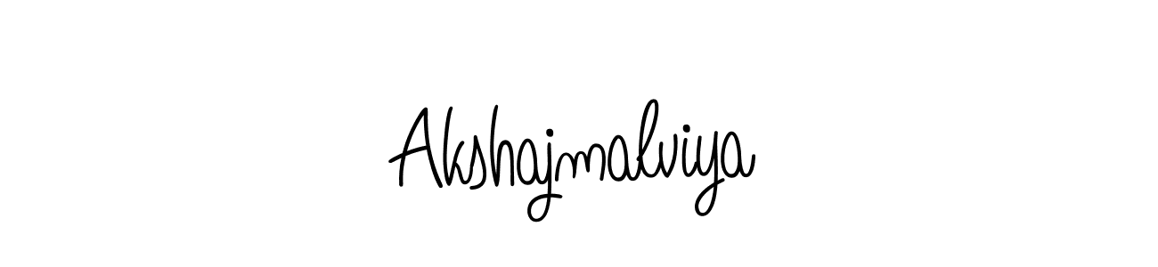 Akshajmalviya stylish signature style. Best Handwritten Sign (Angelique-Rose-font-FFP) for my name. Handwritten Signature Collection Ideas for my name Akshajmalviya. Akshajmalviya signature style 5 images and pictures png