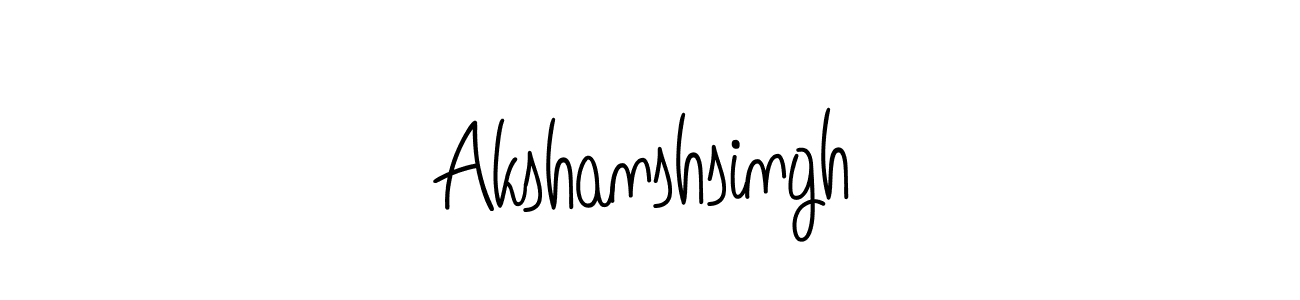 Make a beautiful signature design for name Akshanshsingh. Use this online signature maker to create a handwritten signature for free. Akshanshsingh signature style 5 images and pictures png