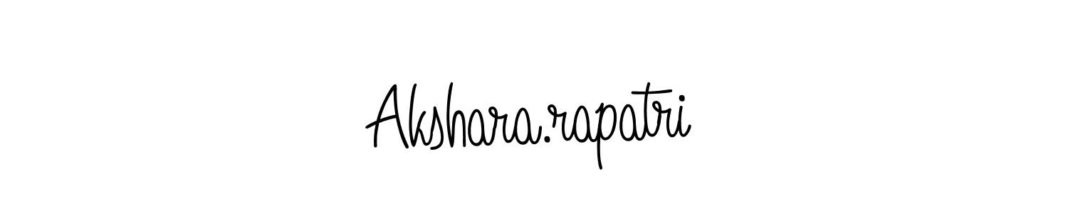 Also we have Akshara.rapatri name is the best signature style. Create professional handwritten signature collection using Angelique-Rose-font-FFP autograph style. Akshara.rapatri signature style 5 images and pictures png