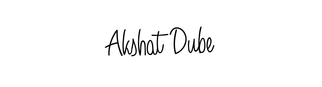 How to make Akshat Dube signature? Angelique-Rose-font-FFP is a professional autograph style. Create handwritten signature for Akshat Dube name. Akshat Dube signature style 5 images and pictures png