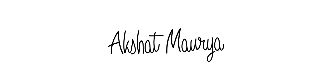 How to make Akshat Maurya signature? Angelique-Rose-font-FFP is a professional autograph style. Create handwritten signature for Akshat Maurya name. Akshat Maurya signature style 5 images and pictures png