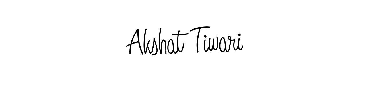 You should practise on your own different ways (Angelique-Rose-font-FFP) to write your name (Akshat Tiwari) in signature. don't let someone else do it for you. Akshat Tiwari signature style 5 images and pictures png