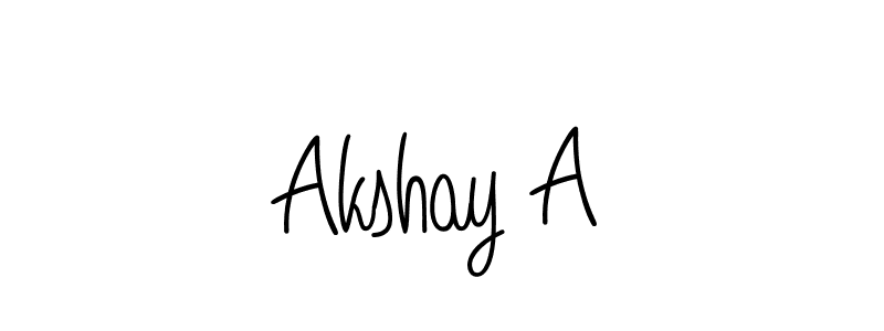 You can use this online signature creator to create a handwritten signature for the name Akshay A. This is the best online autograph maker. Akshay A signature style 5 images and pictures png