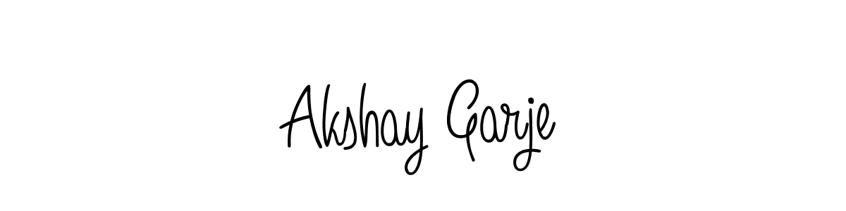 Also we have Akshay Garje name is the best signature style. Create professional handwritten signature collection using Angelique-Rose-font-FFP autograph style. Akshay Garje signature style 5 images and pictures png